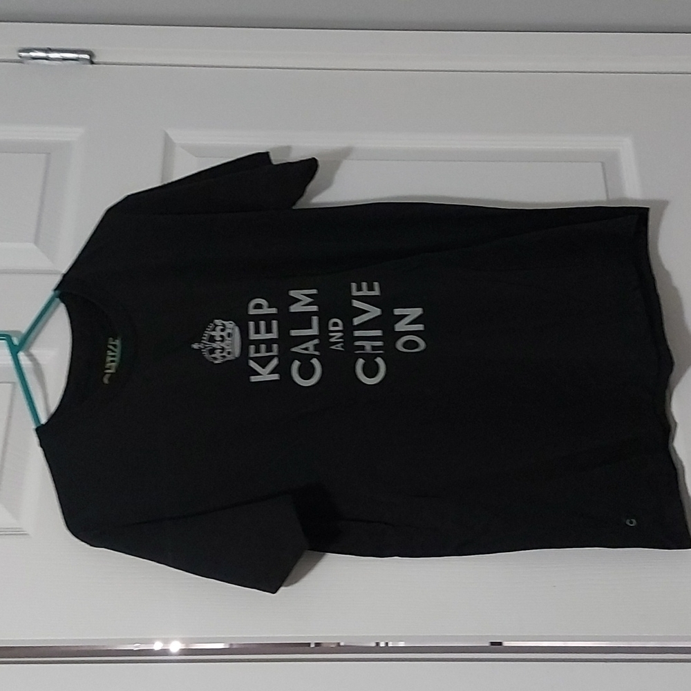 Keep Calm and Chive On men's tshirt